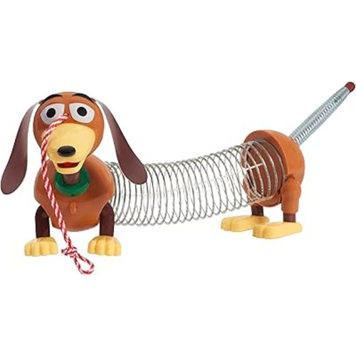 Disney and Pixar Toy Story Slinky Dog Jr Pull Toy, Toys for 3 Year Old Girls and Boys, Kids Toys for Ages 18 Month by Just Play