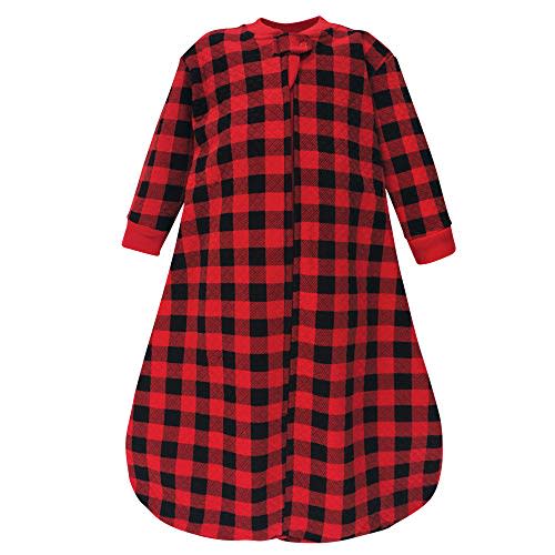 Hudson Baby Unisex Baby Premium Quilted Long Sleeve Sleeping Bag and Wearable Blanket