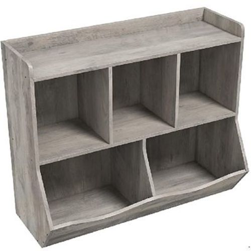 Toy & Book Storage Shelf, Multi-Shelf Cubby Organizer for Kids' Rooms