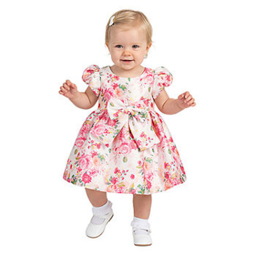 Bonnie Jean Baby Girls Short Sleeve A-Line Dress, Color: Hot Pink - JCPenney