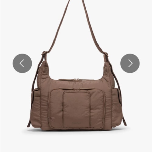 Crossbody Diaper Bag - HAZELNUT