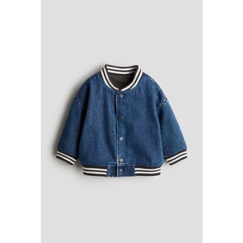 Denim Baseball Jacket