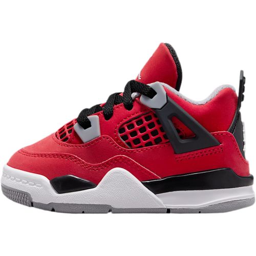 Jordan 4 "Toro Baby/Toddler Shoes (Fire Red/Black/Cement Grey/White)