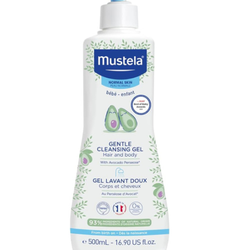 Mustela Baby Gentle Cleansing Gel - Baby Hair & Body Wash - with Natural Avocado fortified with Vitamin B5 - Biodegradable Formula & Tear-Free - 1 or 2-Pack - Various Sizes