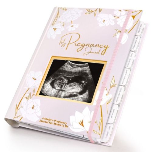 KeaBabies Blossom Pregnancy Journal, 80 Pages Hardcover Pregnancy Book for First Time Moms, Baby Memory Book