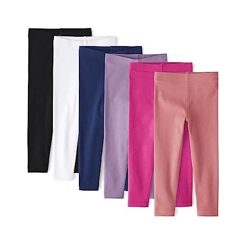 The Children's Place and Toddler Assorted Solid Leggings, Multipacks