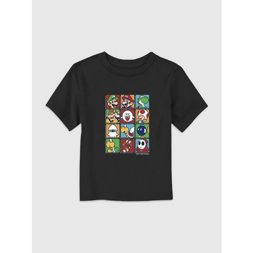 Toddler Nintendo Character Box Up Graphic T-Shirt
