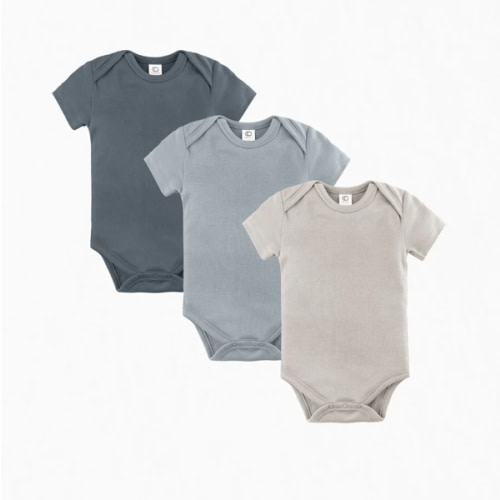 3-Pack Short Sleeve Bodysuit Bundle