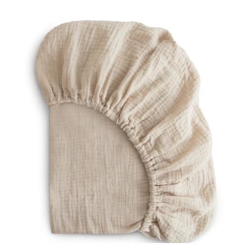 Mushie Extra Soft Muslin Crib Sheet – Babyletto
