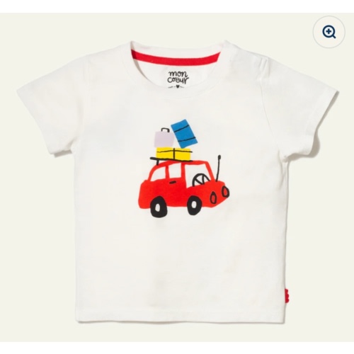 Recycled Cotton Roadtrip Baby T-Shirt