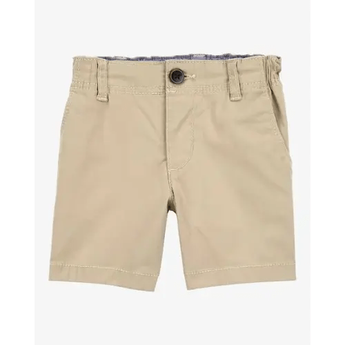 Baby Boy Stretch Chino Shorts - Khaki - OshKosh B'gosh | Carter's