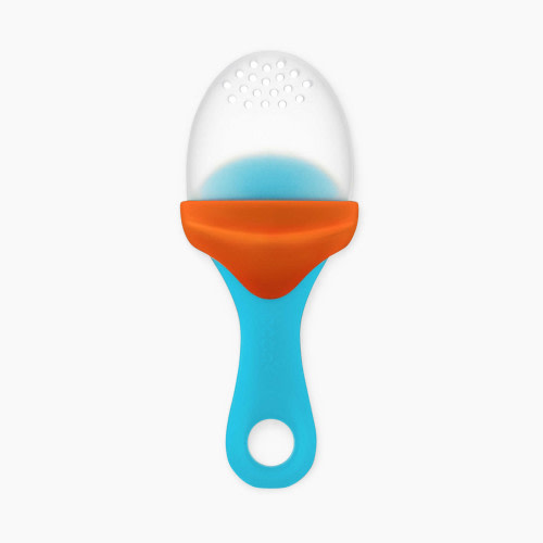 Boon Pulp Silicone Feeder - Blue/Orange