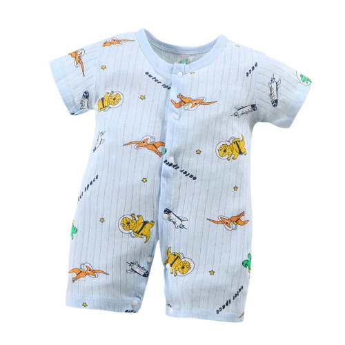 THDHVS Newborn Boy Outfits,Baby Boy Clothes,Unisex Baby Funny Outfit Short Sleeve Bodysuits Romper Green 0-2 Months