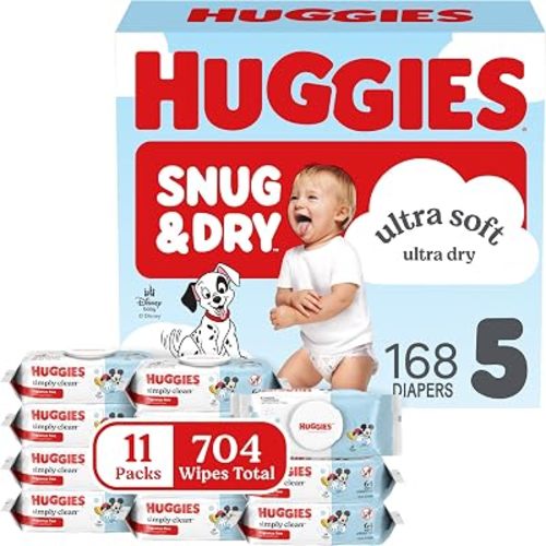 Huggies Snug & Dry & Simply Clean Bundle