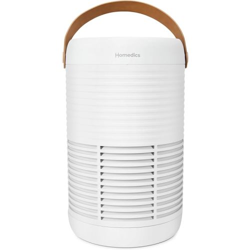 Homedics 3-1 Air Purifier For Home, Office and Bedrooms. 975 Sq Ft of Coverage/Hour. True HEPA Filtration, Activated Carbon Filter, Prefilter, Reduces Bacteria, Virus, Mold, Odors, Medium Rooms