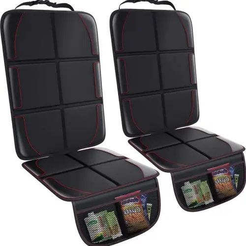 Car Seat Protector, 2 Pack, Waterproof 600D Fabric Carseat Protector Car Seat Cover for Child Car Seat with Nonslip Backing Mesh Pockets for Baby and Pet SUV Sedan Truck Leather Seats - TikTok Shop