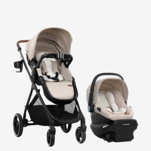 Shyft Intuiti+ Travel System featuring Revolve180 LiteMax NXT Rotating Infant Car Seat with SensorySoothe