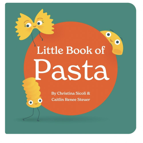 Little Book of Pasta Board Book for Babies and Toddlers about Shapes Read with Phonics and Rhymes Baby Book 0-12 Months Toddler Book Ages 1-4 (Little Books: Culinary Collection (3 books))