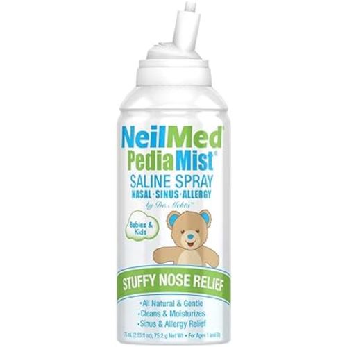 NeilMed Pediamist Pediatric Saline Spray, 2.53 Fl. Oz (Pack of 1) - Packaging May Vary