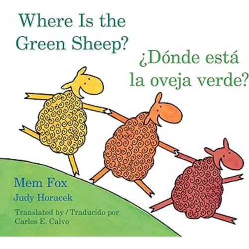 Where Is the Green Sheep?/Donde esta la oveja verde? Board Book: Bilingual English-Spanish