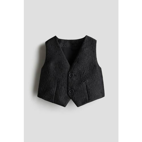 JACQUARD-WEAVE VEST