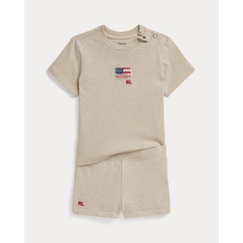 Flag Jersey Tee & French Terry Short