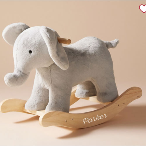 Elephant Critter Plush Nursery Rocker | Pottery Barn Kids