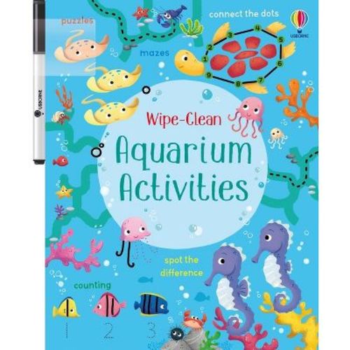 Wipe-Clean Aquarium Activities - (Wipe-Clean Activities) by Kirsteen Robson (Paperback)