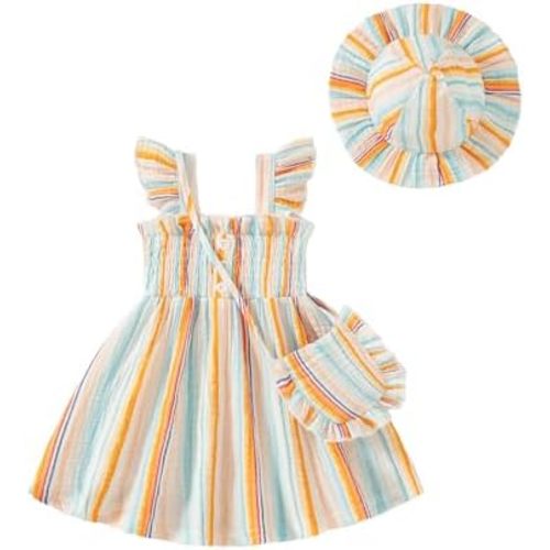 Vibebox Baby Girl Dresses Infant Summer Dress Cute Clothes 0-18 Months