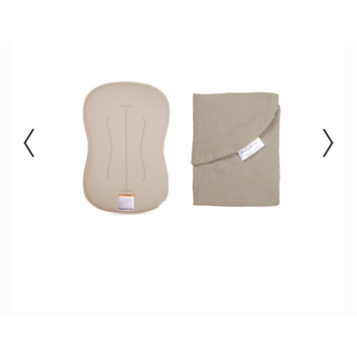 Lounger Curve + Muslin Cover Set | Birch