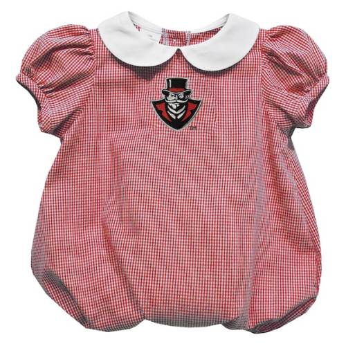 Girls Infant Vive La Fete  Red Austin Peay State Governors Puffy Bubble Dress