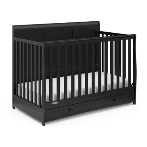 Graco Asheville 4-in-1 Convertible Crib with Drawer Black