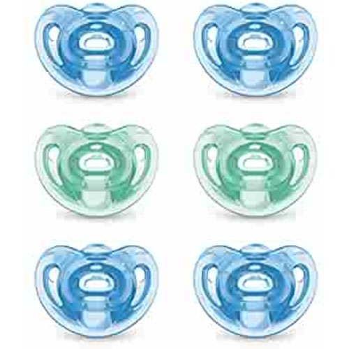 NUK Comfy Pacifiers, 6-18 Months, 6 Pack