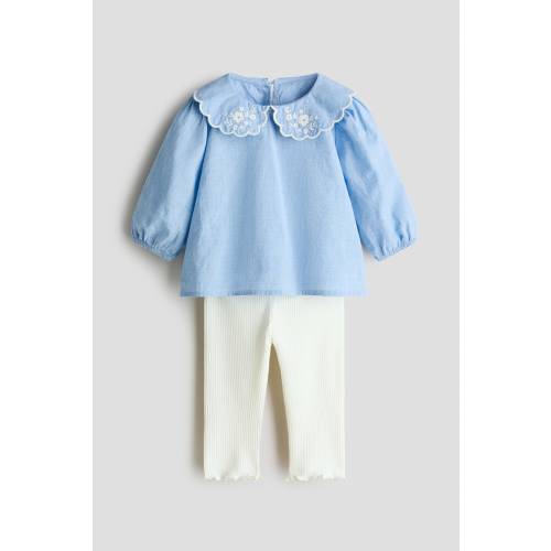 2-PIECE BLOUSE AND LEGGINGS SET