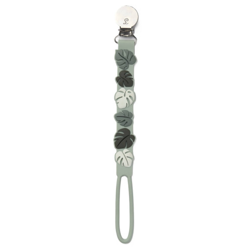 Buy Loulou Lollipop Pacifier Clip Beadless Monstera at Well.ca | Free Shipping $35+ in Canada