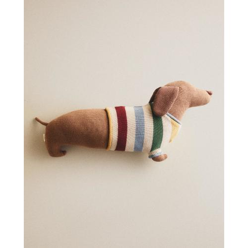 KIDS’ KNITTED DOG CUSHION