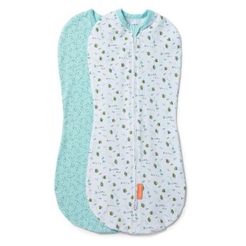 SwaddleMe by Ingenuity Zipper Baby Swaddle - 2pk - Little Bees