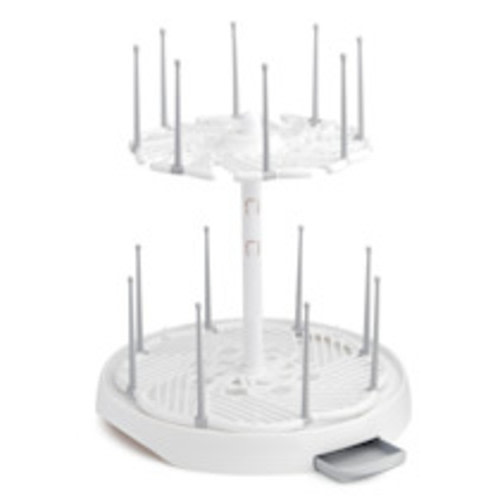 Munchkin High Capacity Baby Bottle Drying Rack - White