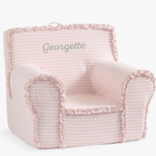 Kids Anywhere Chair®, Sepia Rose Ruffle Gingham