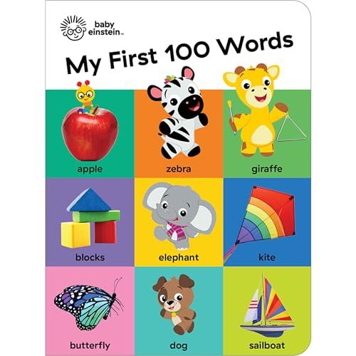 Baby Einstein - My First 100 Words - Early Learning Vocabulary Board Book - PI Kids