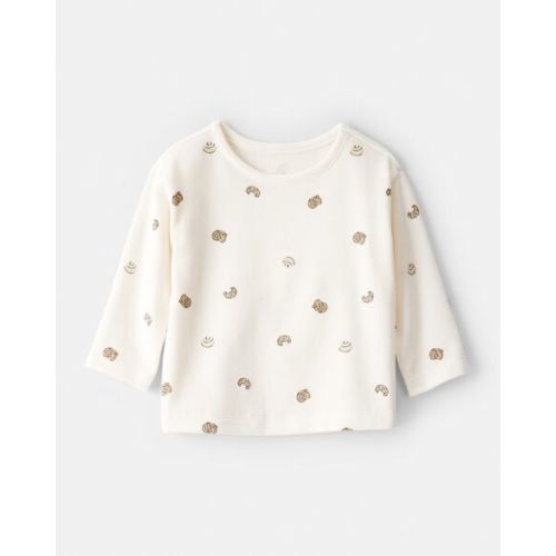 Baby Boy Pastry Print Long-Sleeve Tee - Cream - Carter's | Carter's