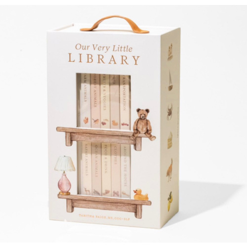 Our Very Little Library Board Book Set: A Foundational Language Vocabulary Board Book Set for Babies (Tabitha Paige Children's Book Series)