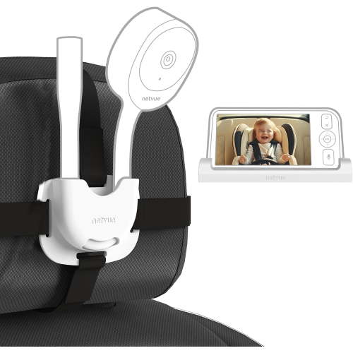 Netvue Peekababy Car Seat Accessories for Baby Monitor, Baby Monitor Car Mount and Baby Camera Car Mount Accessories Compatible with Netvue 3000mAh Baby Monitor