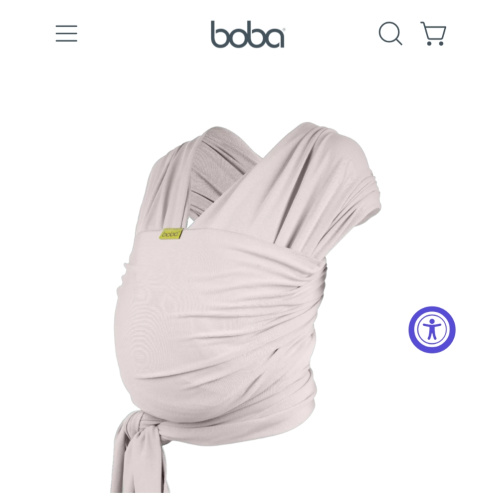 Boba Serenity Baby Wrap Organic Stone – Boba Inc.