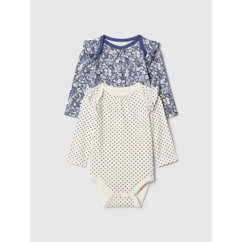 Baby First Favorites Bodysuit (2-Pack) in quiet blue