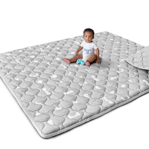 Beavtaens Baby Play Mat for Floor, Fits 71x59 Inch Playpen, Super Soft Cushioning