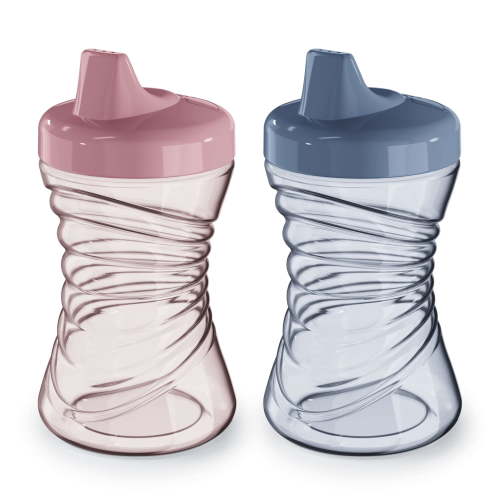 NUK First Choice Fun Grips Hard Spout Cup, 10 oz, 2 Pack