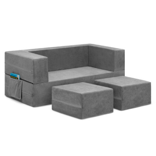 Delta Children The Convertible Foam Sofa and Play Set