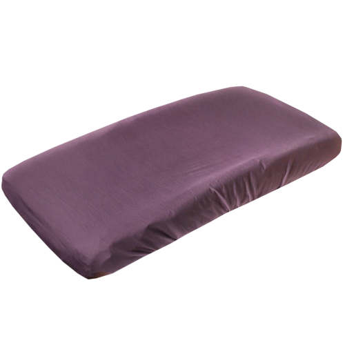 Premium Knit Diaper Changing Pad Cover - Plum