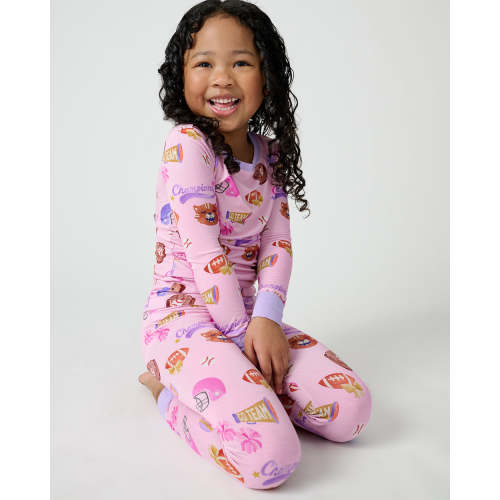 Team Spirit Pink Two-Piece Pajama Set